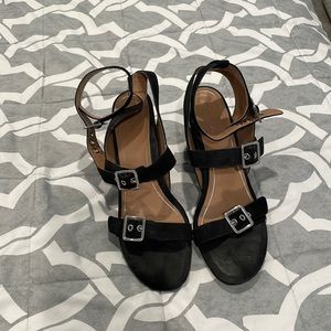 Vionic Black Heel Sandals Size 10